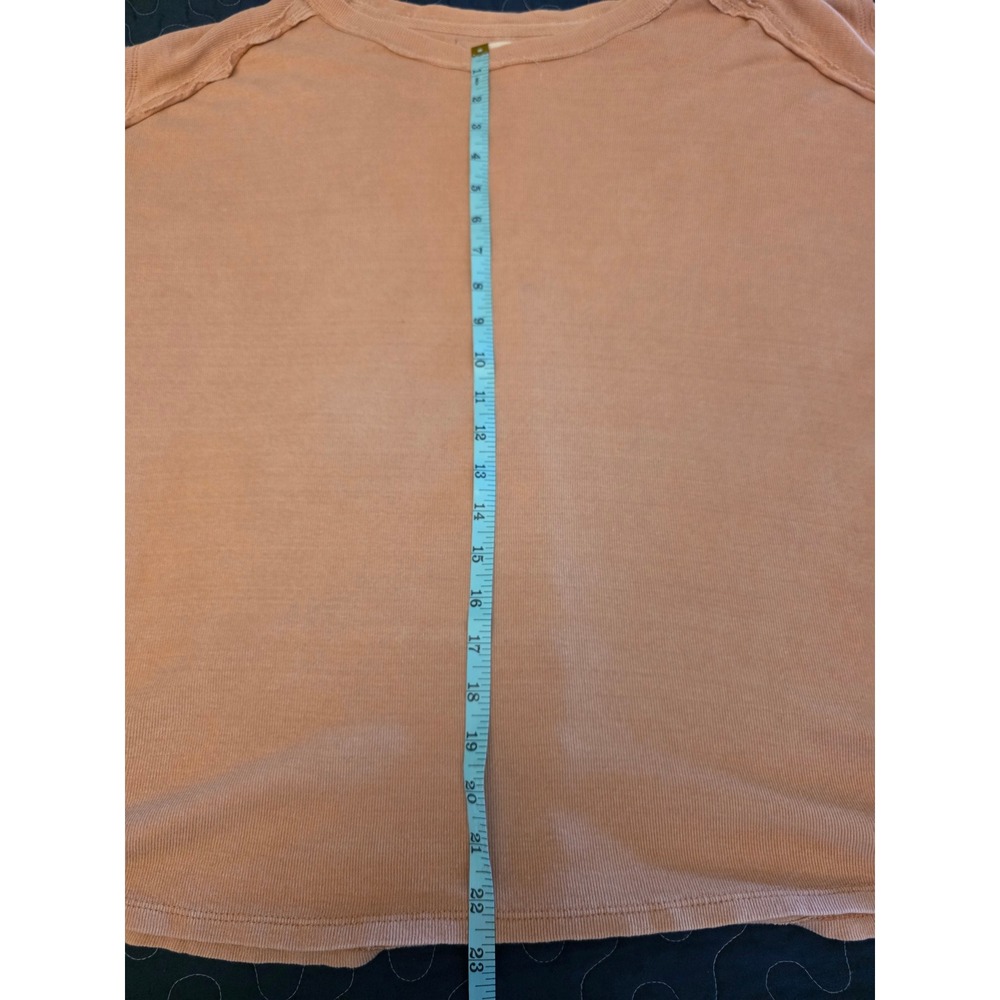 Free People We The Free Crop Large Brown Copper Top - Picture 7 of 10